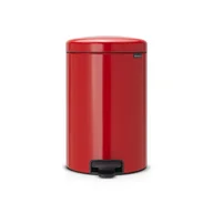 Kosze na śmieci - Brabantia kosz z pedałem NEWICON 20 l czerwony - miniaturka - grafika 1