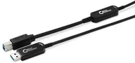 Kable USB - Microconnect MC-USB3.0AB30OP kabel USB 30 m USB 3.2 Gen 2 3.1 Gen 2 USB A USB B Czarny - miniaturka - grafika 1