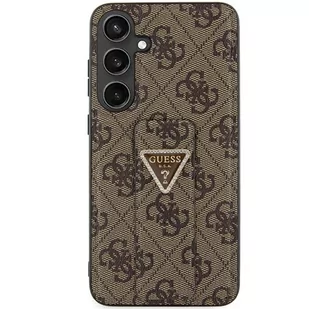 Guess GUHCS24LPGS4TDW S24 Ultra S928 brązowy/brown hardcase Grip Stand 4G Triangle Strass - Etui i futerały do telefonów Guess GUHCS24LPGS4TDW S24 Ultra S928 brązowy/brown hardcase Grip Stand 4G Triangle Strass - Etui i futerały do telefonów - miniaturka - grafika 1