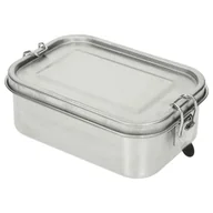 Lunch boxy - Mil-Tec Pudełko na Jedzenie Lunchbox Plus 800 ml Srebrne - miniaturka - grafika 1