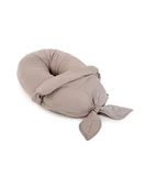 Poduszki do karmienia - Poofi Poduszka ciążowa uniwersalna Nest Czekolada - miniaturka - grafika 1