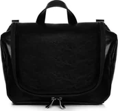 Kosmetyczki, organizery i kuferki - POLSKA SKÓRZANA KOSMETYCZKA SOLOME CZARNA - miniaturka - grafika 1