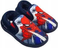 Kapcie damskie - MARVEL DZIECIĘCE KAPCIE Z SPIDERMANEM GRANATOWE Z TKANINY 26 JŁA - miniaturka - grafika 1