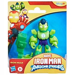 Marvel Iron Man Awesome Friends Figurka Akcji Iron Hulk Hasbro G1468 - Figurki dla dzieci Marvel Iron Man Awesome Friends Figurka Akcji Iron Hulk Hasbro G1468 - Figurki dla dzieci - miniaturka - grafika 1