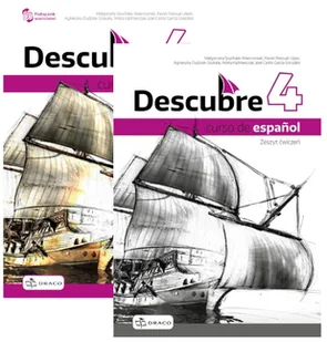 Pakiet Descubre 4. Curso de espa241ol Podręcznik nagrania online, Zeszyt ćwiczeń do języka hiszpańskiego - Agnieszka Dudziak-Szukała, - Książki do nauki języka hiszpańskiego - miniaturka - grafika 1
