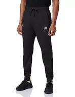 Spodenki męskie - Nike Męskie spodnie sportowe M NSW Club JGGR JSY, czarne/białe, S-T - miniaturka - grafika 1