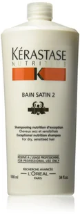 Kerastase Nutritive Bain Satin 2 Dry and Sensitised Hair  Szampon Do włosów suchych i wrażliwych 1000ml - Szampony do włosów - miniaturka - grafika 1
