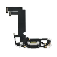 Części serwisowe do telefonów - Gniazdo złącze ładowania + mikrofon do iPhone 12 mini (OEM) (Black) - miniaturka - grafika 1
