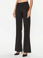 Spodnie damskie - Rinascimento Spodnie materiałowe CFC0115593003 Czarny Relaxed Fit - miniaturka - grafika 1