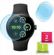 Akcesoria do smartwatchy - 3-PAK Szkło Hybrydowe do Google Pixel Watch 3 wersja 45 mm Szkiełko, 9H - miniaturka - grafika 1