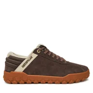 Sneakersy męskie - Sneakersy CATerpillar Hex + P111628 Brązowy - miniaturka - grafika 1