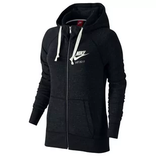 Nike W Nsw Gym Vntg bluza damska z kapturem czarny Black/(Sail) M CJ1694-010-Medium - Bluzy damskie - miniaturka - grafika 1