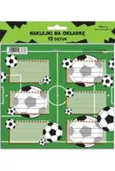 Etykiety samoprzylepne i bloki etykiet - Naklejki na zeszyty - Piłka (12szt) - miniaturka - grafika 1