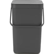Kosze na śmieci - Brabantia Kosz na śmieci Sort&amp;Go 25L szary 129940 129940 - miniaturka - grafika 1