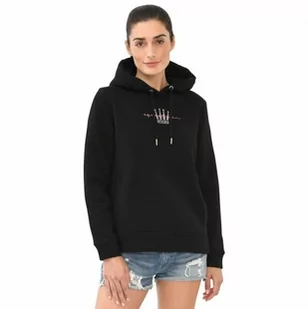 Spooks Bluza damska z kapturem LUHNA SS22 - black - Bluzy sportowe damskie - miniaturka - grafika 1