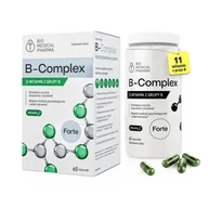 Witaminy i minerały - Bio Medical Pharma BcComplex 11 witamin z grupy B, Kapsułki - miniaturka - grafika 1