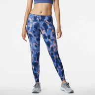 Spodnie sportowe damskie - New Balance Spodnie damskie PRINTED IMPACT RUN TIGHT WP21274NSY - miniaturka - grafika 1
