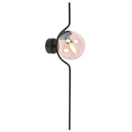 Lampy ścienne - Bursztynowa lampa ścienna w stylu klasycznym K-5336 z serii VELA - miniaturka - grafika 1
