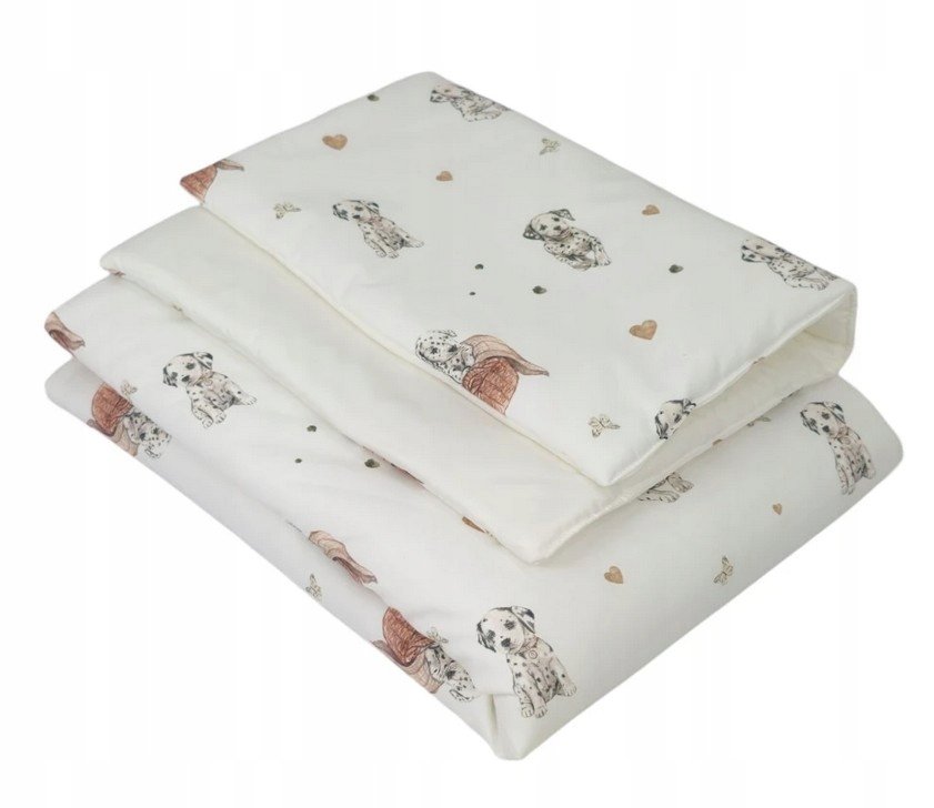 Koell Pościel dziecięca Premium z wypełnieniem L 120x90cm Dalmatyńczyki