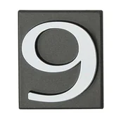 Akcesoria do drzwi - Cyfra "9" INV grafit - miniaturka - grafika 1