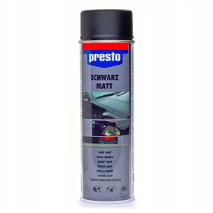 Lakier Czarny Mat | Spray 500Ml Presto - Chemia warsztatowa - miniaturka - grafika 1
