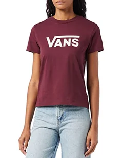 Vans Damska koszulka Drop V Ss Crew-b, Port Royale, XS - Koszulki i topy damskie - miniaturka - grafika 1