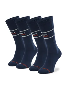 Tommy Hilfiger Zestaw 2 par wysokich skarpet męskich 701218704 Granatowy - Skarpetki męskie - miniaturka - grafika 1