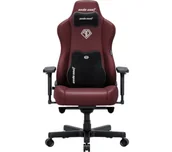 Fotele gamingowe - Anda Seat Kaiser 3E XL Gamingowy do 150kg Skóra ECO Bordowy - miniaturka - grafika 1