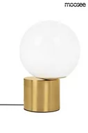 Lampy stojące - Moosee Lampa stołowa PARLA - złota podstawa, biały klosz KH.20432 - miniaturka - grafika 1