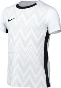 Nike Unisex Kids Top Y Nk Df Chalng V Jsy Ss, White/Black/Black, FD7426-100, XL - Koszulki i topy damskie - miniaturka - grafika 1