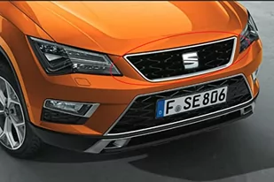 Seat Listwa ozdobna grill przedni Ateca 2017> - 575071005 - Atrapy i grille samochodowe - miniaturka - grafika 1