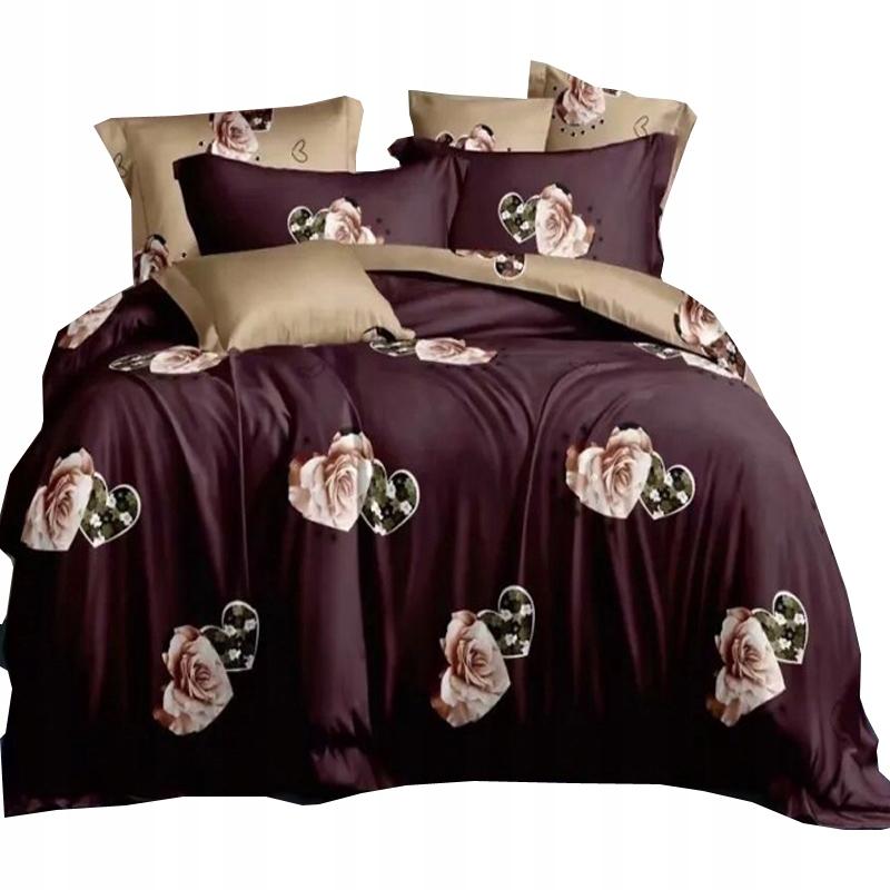 Ciepła Gruba Pościel Flanelowa 140x200cm Flanela Bawełna Komplet Sypialnia