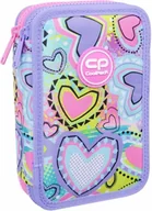 Piórniki - PATIO, piórnik 2-komorowy z wyposażeniem coolpack jumper 2 sew heart - miniaturka - grafika 1