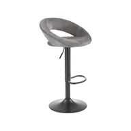 Taborety i hokery - Hoker H-102 Czarny / Popiel Halmar - miniaturka - grafika 1