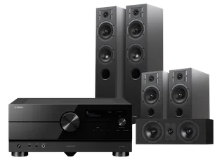 Kino domowe Yamaha RX-A4A (czarny) + Diva 5 (czarny) + Diva 3 (czarny) + Diva 7 (czarny) - Kino domowe - miniaturka - grafika 1