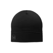 Czapki i chusty sportowe męskie - Czapka z wełny merino Buff Merino Lightweight Beanie - solid black (czarny) - miniaturka - grafika 1
