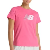 Koszulki sportowe damskie - Koszulka damska New Balance WT43582DAB - różowa - miniaturka - grafika 1