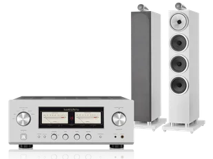 Luxman L-505Z (srebrny) + 702 S3 (biały) - Zestawy stereo - miniaturka - grafika 1