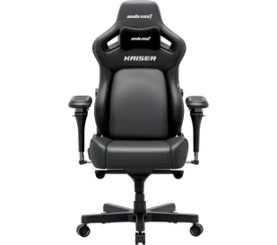 Anda Seat Kaiser 4 V2 XL Gamingowy do 150kg Skóra ECO Czarny - Fotele gamingowe - miniaturka - grafika 1