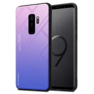 Etui i futerały do telefonów - Etui Cadorabo do Samsung Galaxy S9 PLUS z czarną obudową ochronną na telefon komórkowy Etui z TPU Etui ze szkła hartowanego - miniaturka - grafika 1