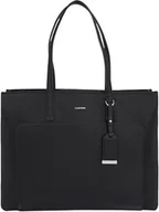 Torebki damskie - Calvin Klein Damski MUST MEDIUM SHOPPER W/KIESZENIE, Ck Czarny, Ck czarny - miniaturka - grafika 1