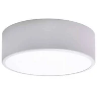 Lampy sufitowe - TEAM Plafon LAMPA sufitowa 137623613912 TEAM okrągła OPRAWA metalowa natynkowa srebrna biała - miniaturka - grafika 1