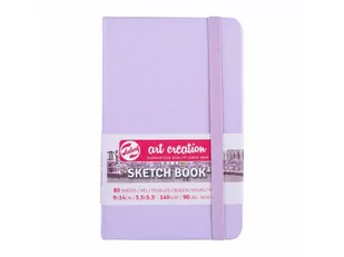 Szkicownik Lawendowy 140G 80K 9X14Cm Talens - Podobrazia, bloki, papiery - miniaturka - grafika 1