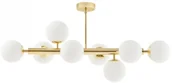 Lampy sufitowe - Kaspa Plafon LAMPA sufitowa CUMULUS 10756805 designerska OPRAWA metalowa mondo szklane kule balls molekuły złota biała 10756805 - miniaturka - grafika 1