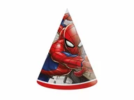Urodziny dziecka - Czapeczki urodzinowe Spiderman - 6 szt. - miniaturka - grafika 1