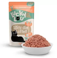 Mokra karma dla kotów - Lucky Lou Lifestage Adult Drób i królik saszetka 125g - miniaturka - grafika 1