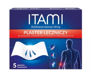 FIDIA Itami 140 mg plaster leczniczy x 5 szt - Stawy, mięśnie, kości - miniaturka - grafika 1
