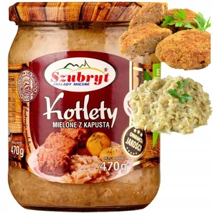 Kotlety mielone z kapustą Szubryt, trwałe, smaczne i sycące danie w 5 min. - Szybkie dania obiadowe - miniaturka - grafika 1