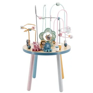 Viga Toys Drewniany Stolik Manipulacyjny z serii PolarB 44033 - Zabawki zręcznościowe - miniaturka - grafika 1