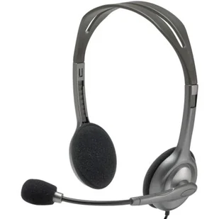 Logitech H111 szare - Słuchawki - miniaturka - grafika 1